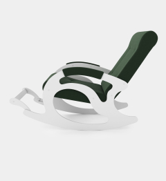 Кресло-качалка Тироль - БЕЛЫЕ ткань