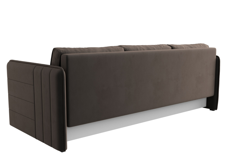 Диваны еврокнижки, Прямой диван Слим, велюр