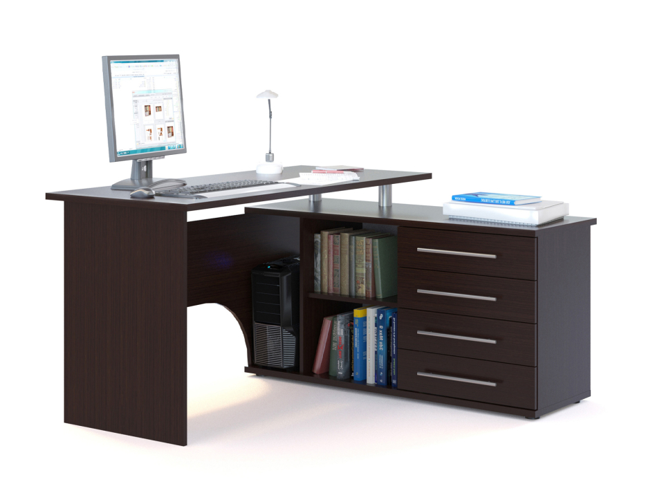 Угловые компьютерные столы, Компьютерный стол КСТ-109 Правый