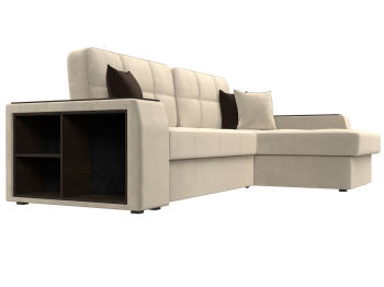 Угловой диван Брюссель правый угол, микровельвет