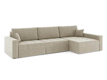 Диван-кровать угловой Брест 3 секции еврокнижка, рогожка