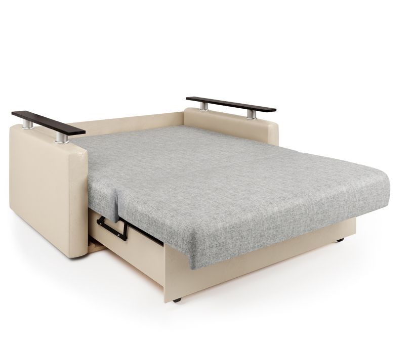 Диваны с ящиком для белья, Диван-кровать Шарм 100, экокожа/шенилл