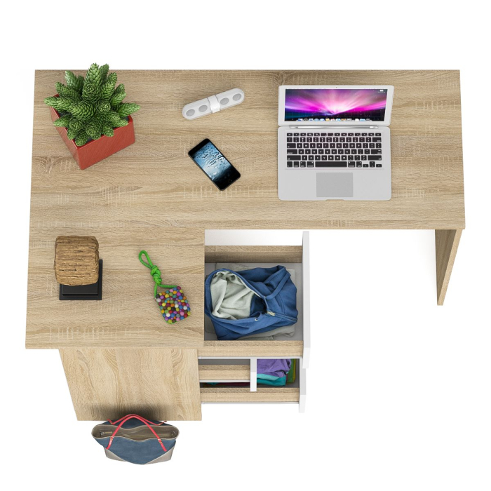 Детские столы, Угловой компьютерный стол Мори МС-16 левый