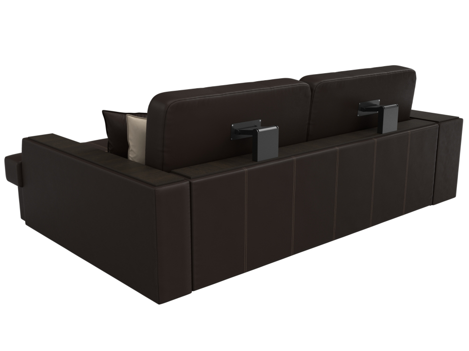 Диваны угловые в гостиную, Угловой диван Брюссель правый угол, экокожа