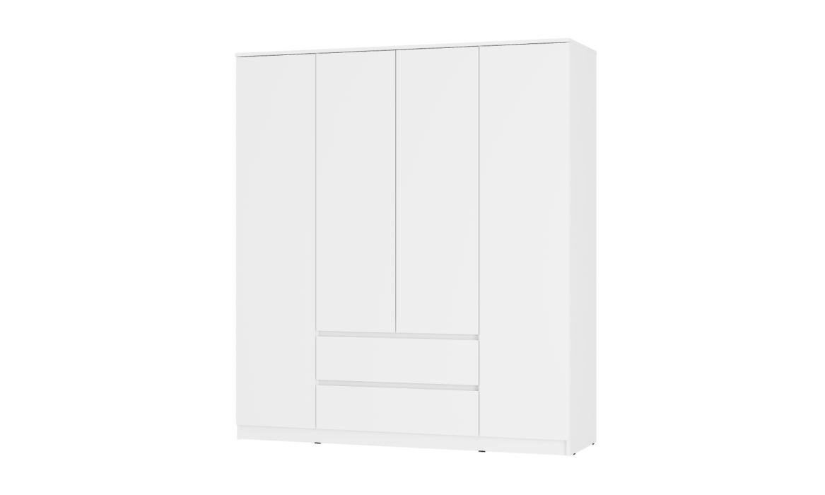 Для одежды, Шкаф 4-х створчатый ШК-13 МС Симпл