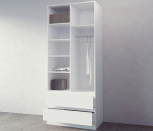 Шкаф 2-х дверный с ящиками Somero 467.02