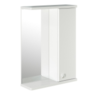 Стеллажи и полки, Шкаф навесной НОРД-55 правый без подсветки (ПВХ)