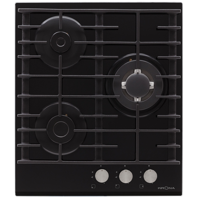 Встраиваемые варочные панели, Газовая варочная поверхность (независимая) KRONA HAGEL 45 W