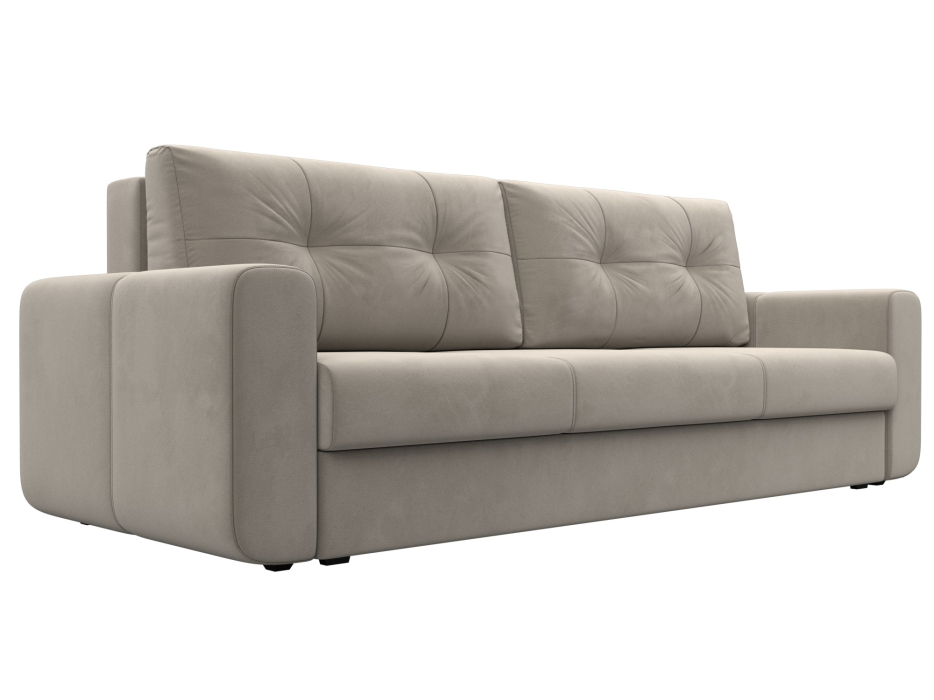 Диваны еврокнижки, Прямой диван Лига-031, микровельвет