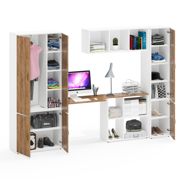 Домашние кабинеты, Модульная мебель для уголка школьника Лидер-8 № 41