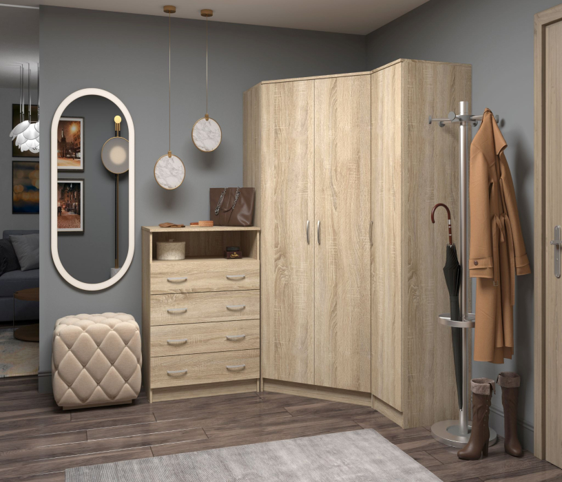 Для одежды, Шкаф Фреш угловой УФР 3-1