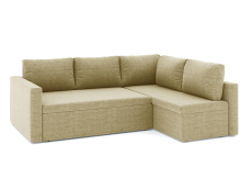 Диваны угловые в гостиную, Диван-кровать угловой Мансберг дельфин, рогожка