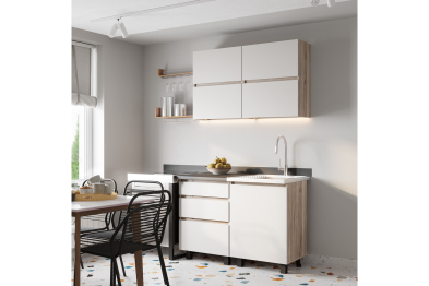 Шкаф навесной Берген Лайт 6в1 0,6м