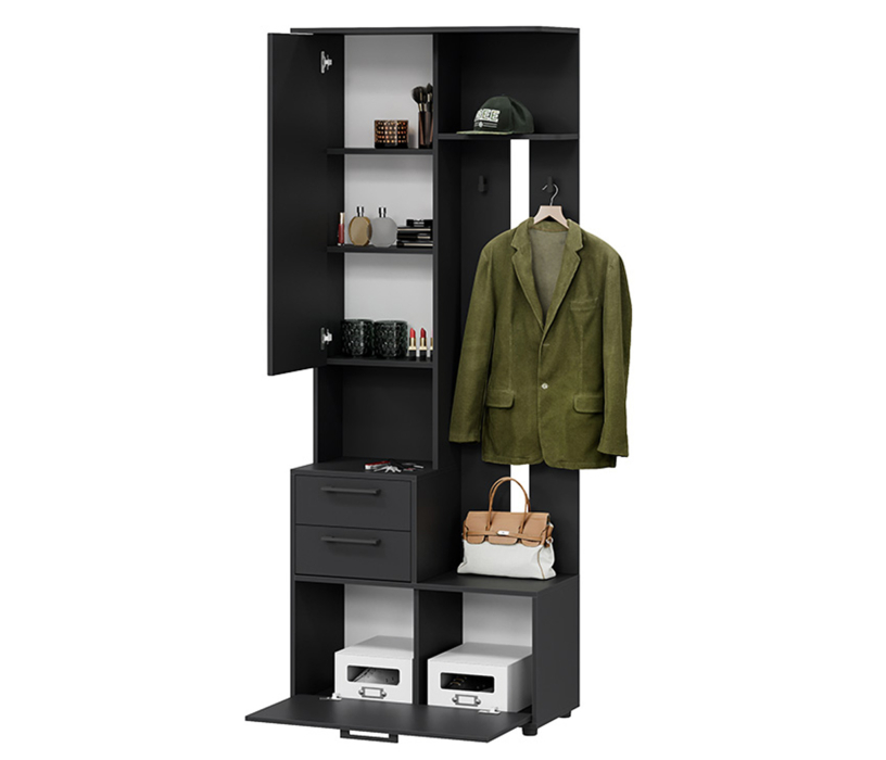 С зеркалом, Витра шкаф-секция комбинированная тип 1