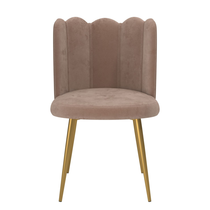 Стулья, Стул Юта (велюр тенерифе/металл золотой)