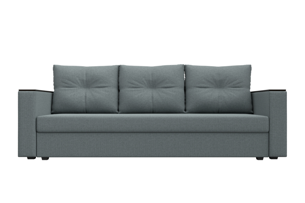 Диваны еврокнижки, Диван прямой Атланта без стола, рогожка Амур