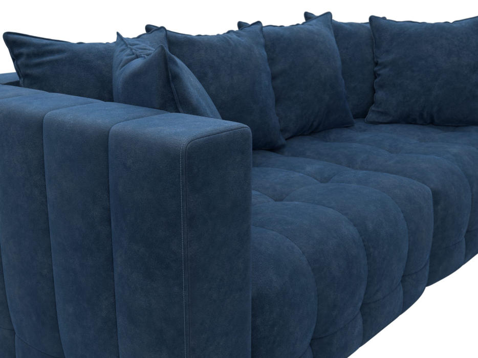 Дизайнерские диваны для гостиной, Диван прямой Лига-052 НПБ, велюр BRUT