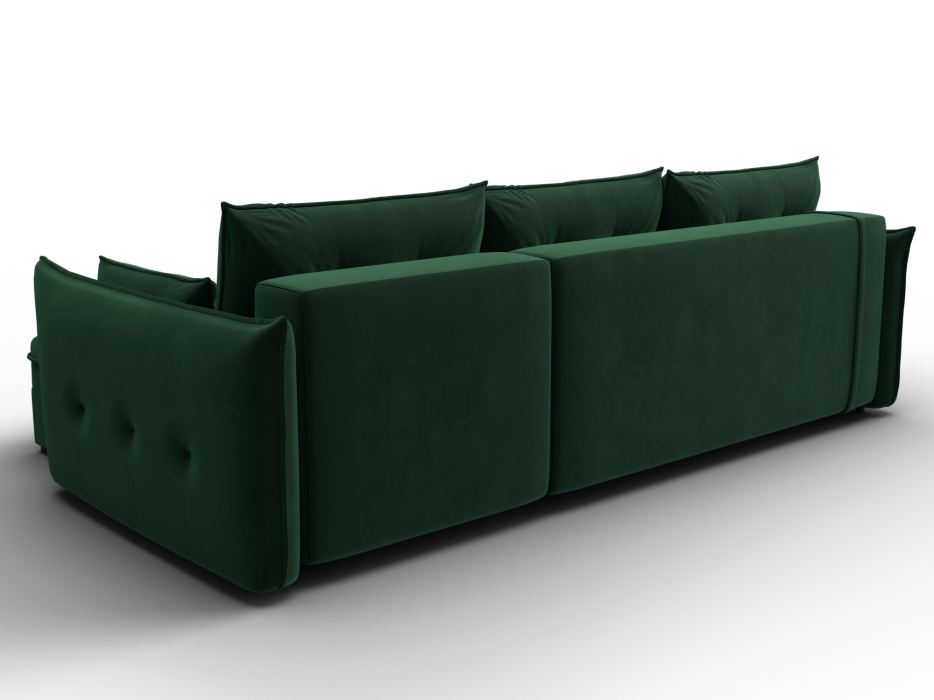 Диваны угловые в гостиную, Диван угловой Лига-100 НПБ угол универсальный, велюр SEVEN