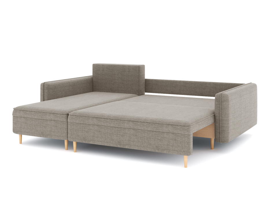 Диваны угловые в гостиную, Диван-кровать угловой Рон еврокнижка-пантограф, рогожка Люкс