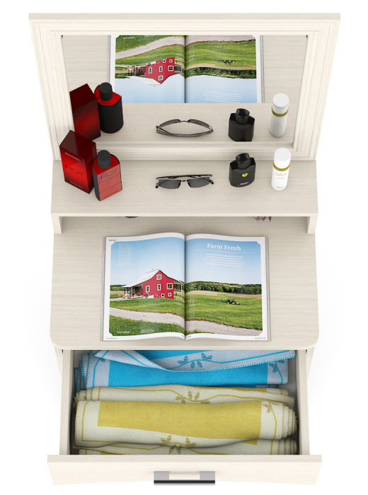 Туалетные столики, Столик туалетный с зеркалом Белла