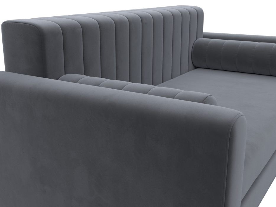 Диваны кровати прямые, Диван прямой Лига-070, велюр SEVEN