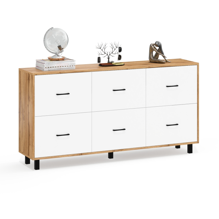 Комоды, Большой комод с шестью ящиками РВК 127-1704