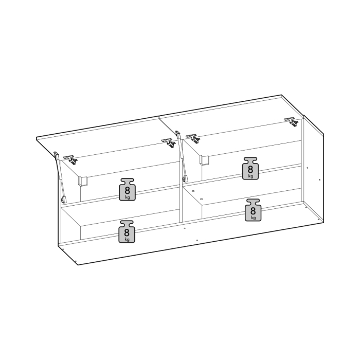 Стенки для гостиной, Гостиная Вирола. Комплектация 3