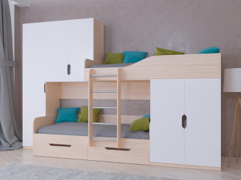 Кровать двухъярусная Лео