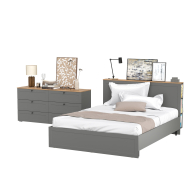 Спальные гарнитуры, Большой вместительный комод Остин 16.240 кровать Остин 1600