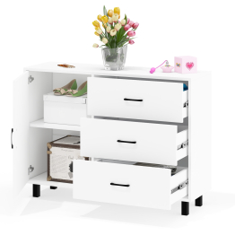 Комод-тумба три ящика и дверка РВК 122-1204