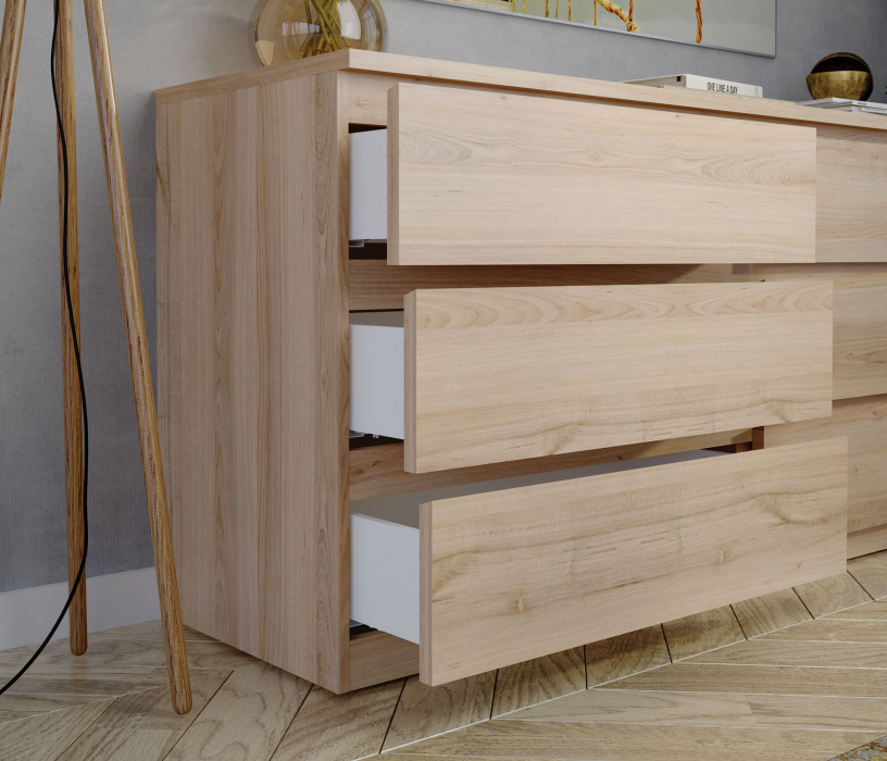 Комоды, Комод 6 ящиков Альма