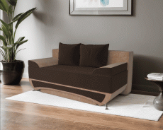 Диваны с ящиком для белья, Диван прямой еврокнижка Наталия-2 (Кордрой)