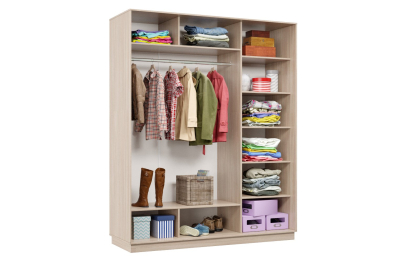 Шкаф-купе Премьер 24 ясень шимо светлый