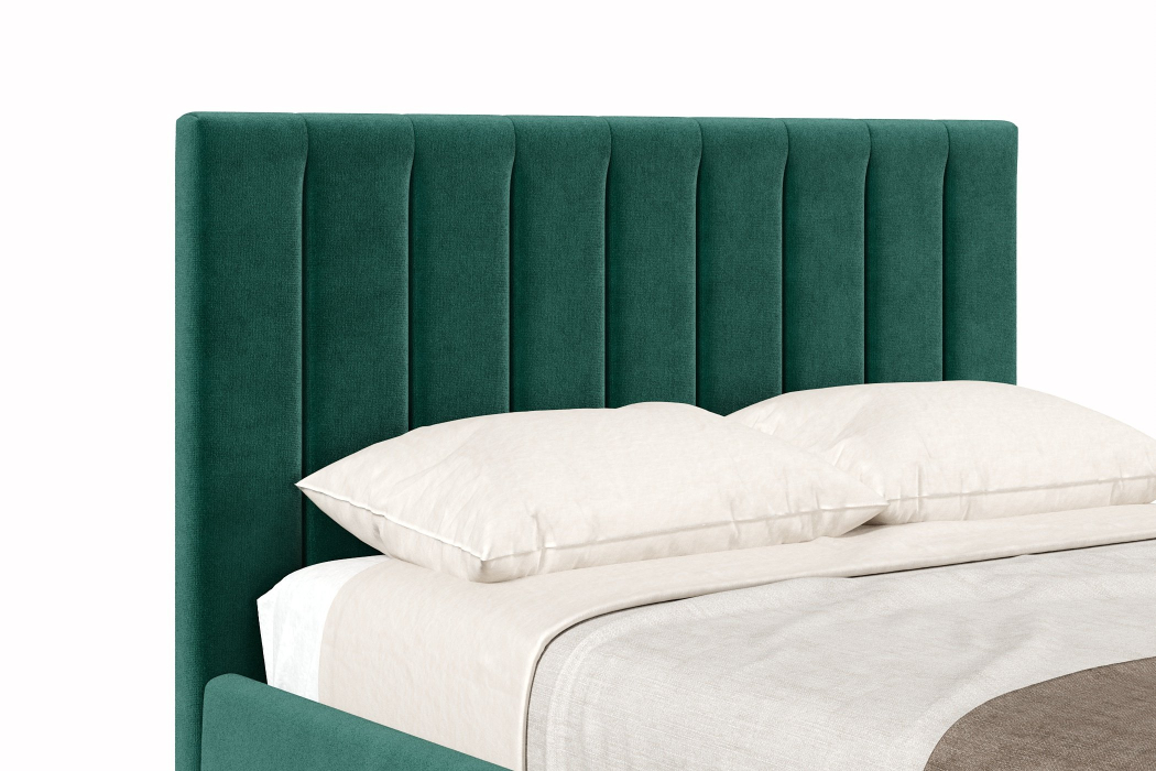 Мягкая кровать, Кровать Верона 1200 с подъёмным механизмом, велюр