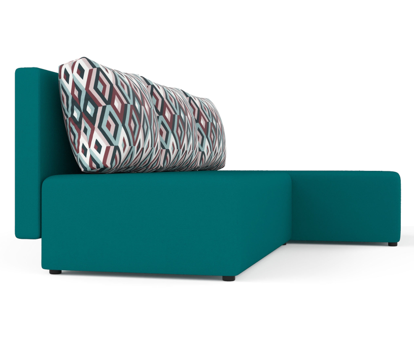 Диваны угловые в гостиную, Угловой диван-кровать Рим, велюр