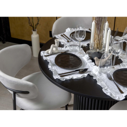 Стол Барел 110 (черные ноги)