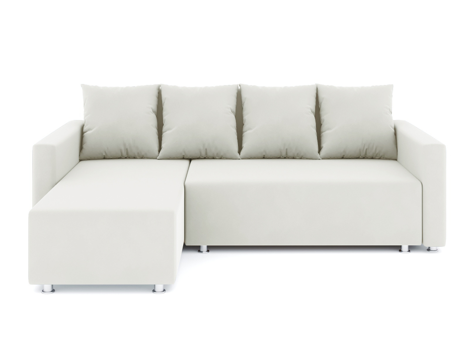 Диваны угловые в гостиную, Диван-кровать угловой Челси еврокнижка, велюр