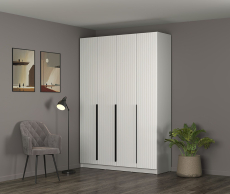 Для одежды, Шкаф для одежды 67.13 Брандо (4-х дв.) МДФ