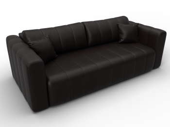 Диван прямой Лига-062 НПБ, Экокожа GRIFON