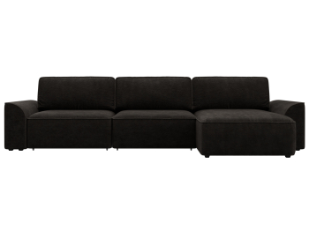 Диван угловой Лига-048 НПБ лонг, велюр BRUT