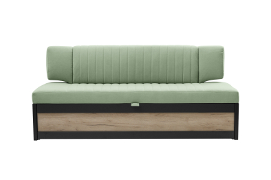 Прямой кухонный диван Парус 181 Дуб крафт серый