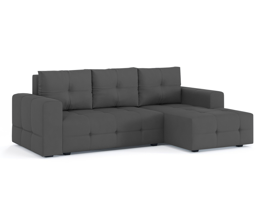 Диваны угловые в гостиную, Диван-кровать угловой Прадо, еврокнижка, велюр