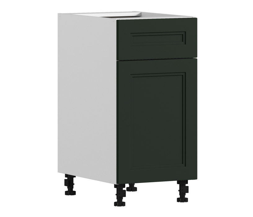 MODERN, Регина РСДЯ-40 Шкаф-стол с ящ/1 дверь Белый/МДФ MODERN Олива