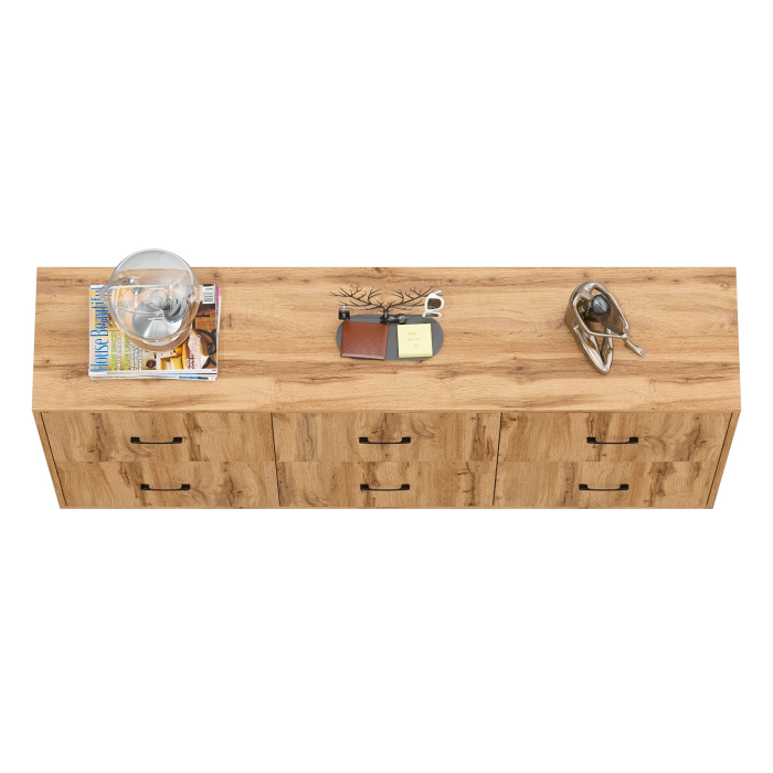 Комоды, Большой комод с шестью ящиками РВК 127-1704