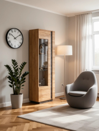 Шкаф-витрина с подсветкой Арчи 03.263