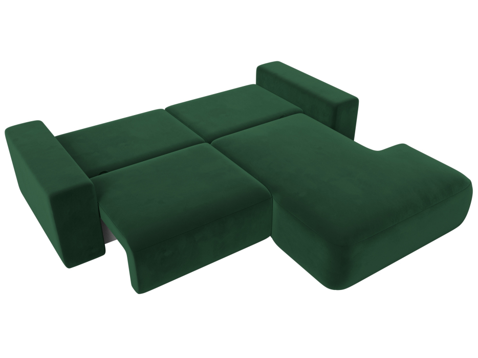 Диваны угловые в гостиную, Диван угловой Лига-036 Классик правый угол, велюр