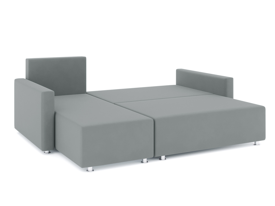 Диваны угловые в гостиную, Диван-кровать угловой Челси еврокнижка, велюр