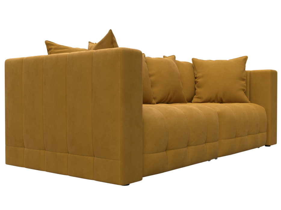 Дизайнерские диваны для гостиной, Диван прямой Лига-052 НПБ, велюр BRUT