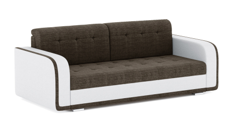 Диван-кровать Генри еврокнижка, рогожка+кож.зам