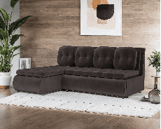 Диваны угловые в гостиную, Диван угловой Кормак (Бархат)